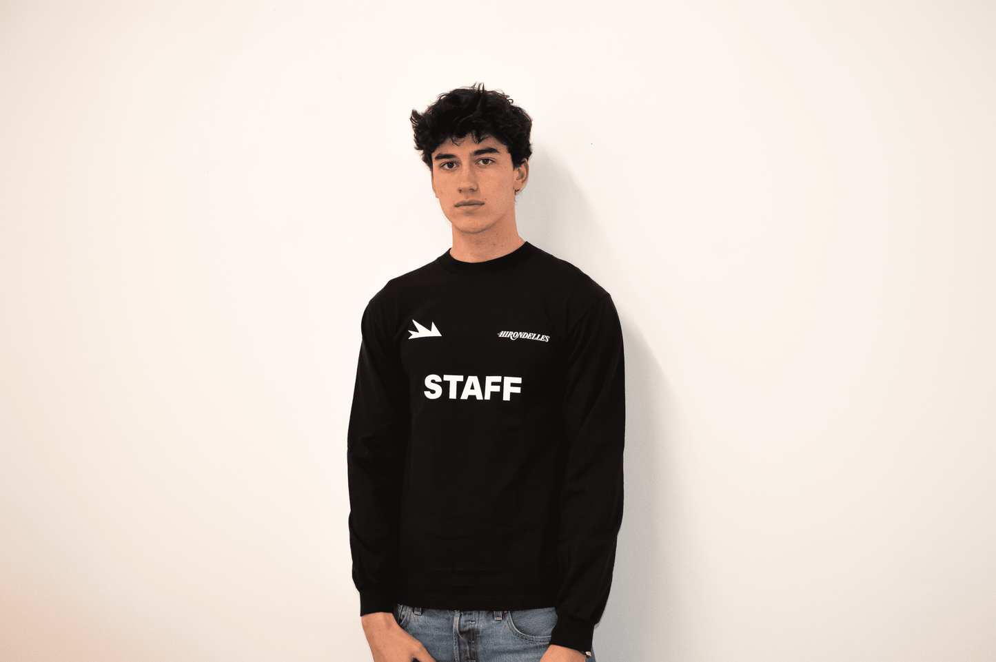STAFF Garment Dye Long Sleeve T-Shirt
